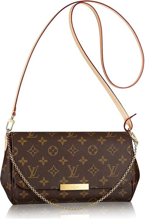 lv favorite mm monogram falsa|louis vuitton monogram leather.